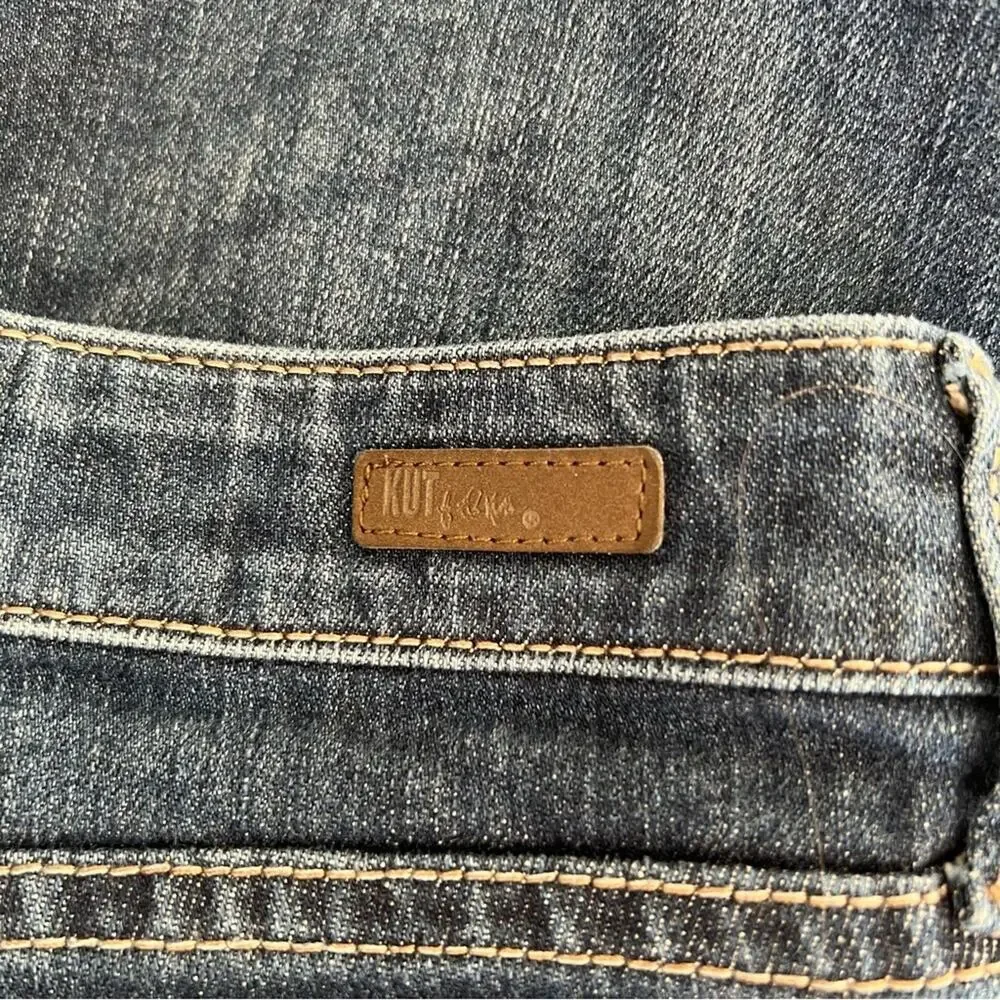 KUT from the Kloth Denim Jean Shorts Bermuda Length Jorts Size 4